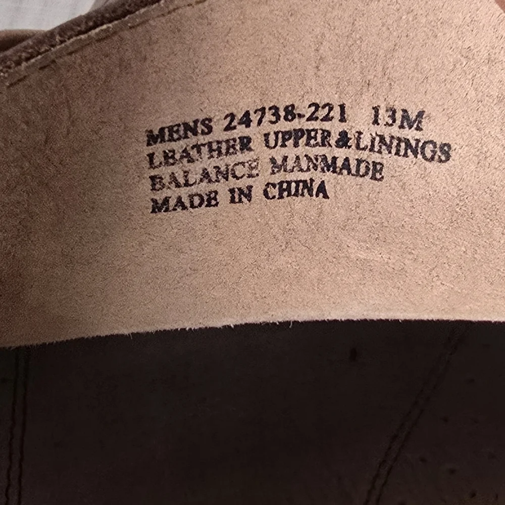 Stacy Adams Men's Size 13M Leather Wingtip Dress Shoes Brown 24738-221